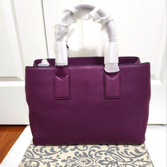 NWT Marc Jacobs Gotham East-West Leather Tote/ Crossbody Bag- Iris Color$575 - Picture 4 of 10